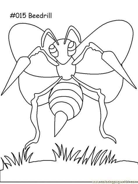 Mega Beedrill Pages Coloring Pages