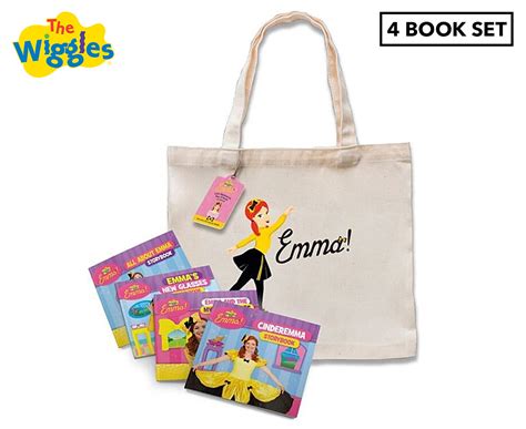 Little Bookworms The Wiggles Emma Bag Of Books And Tote Bag Set Catch