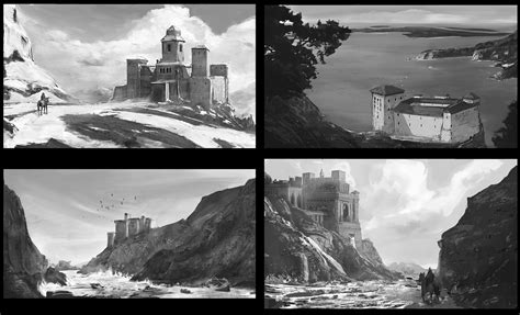 Student Work For 2d Value Painting In Concept Art Hacks Learn Squared