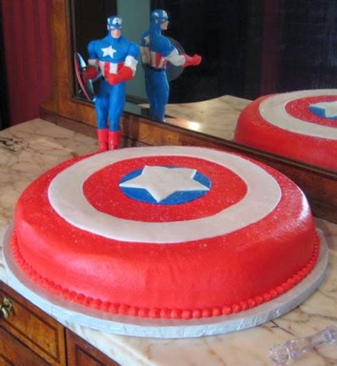Best Captain America Birthday Cakes Ideas And Designs Birthday Cakes