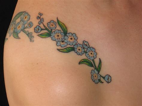 Although I Don T Really Like Color Tattoos I Would Love A Forget Me Not