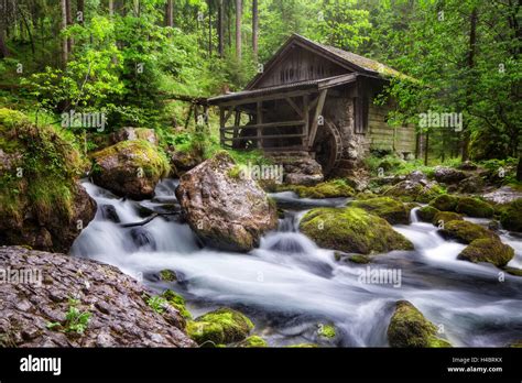 Old Mill In Golling Salzburg Austria Stock Photo Alamy