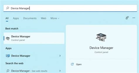 How To Open Device Manager In Windows 1110