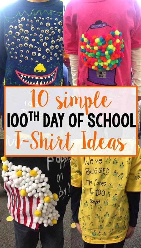 100th Day Of School T Shirt Ideas 100 Day Of School Project School