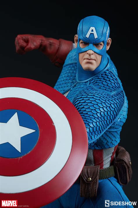 Sideshow Marvel Comics Avengers Assemble Captain America Statue送料無料