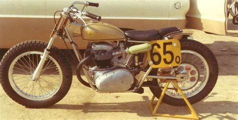 Bsa A65 Trackmaster 65q Norm Lehfeldt 1970 Flat Track Motorcycle