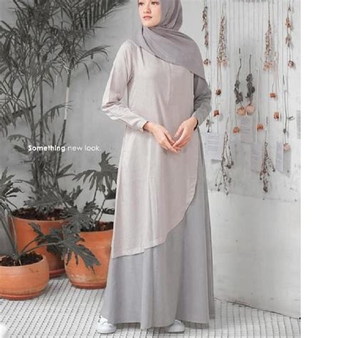 jual baju gamis wanita syari pesta brukat busana muslim terbaru long dress maxi jumbo gamis