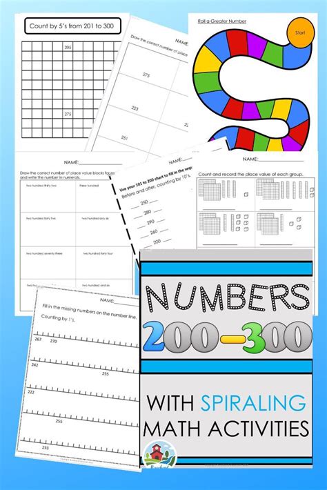 Working With Numbers Between 200 300 Elementary Math Lessons