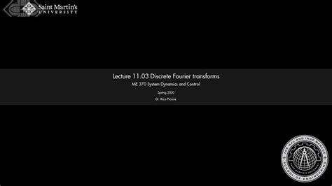 Discrete Fourier Transforms Youtube
