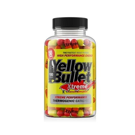 Yellow Bullet Xtreme Eph Hard Rock Supplements Usa Fatburnerking