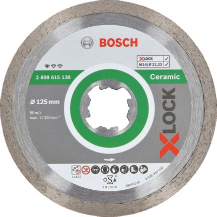 X LOCK Standard For Ceramic Diamond Cutting Disc Bosch Professional