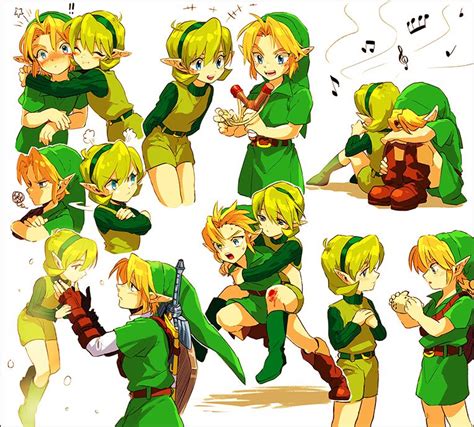 link and saria zelda ocarina del tiempo imagenes de zelda arte de videojuegos