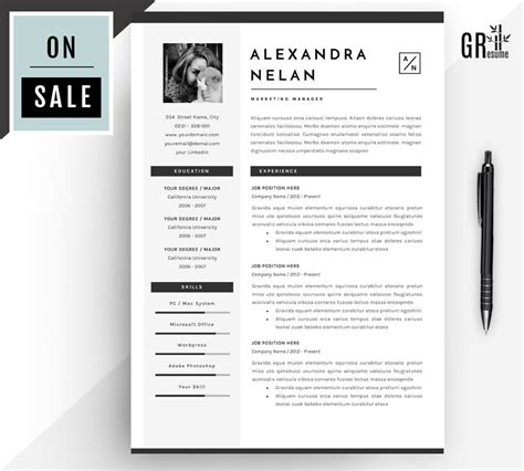 Use our free examples for any position, job title, or industry. Cv Template To Buy - 65 Free Resume Templates for ...