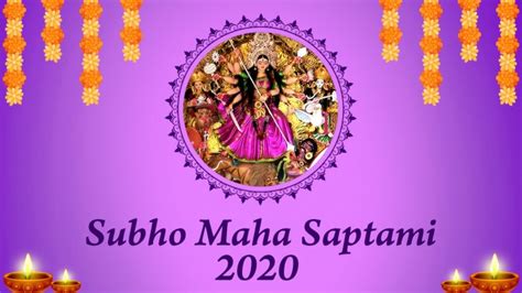 Subho Saptami 2020 Messages In Bengali Wish Happy Durga Puja With