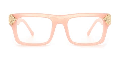 Aesthetic Rectangle Thick Plastic Frame Eyewear Glasses For Women Prescription Glasses With High