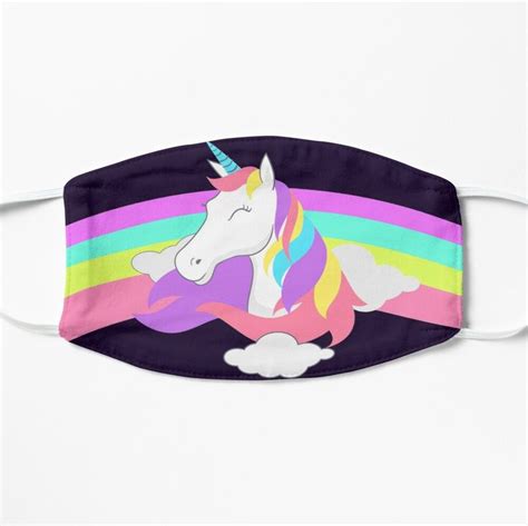 Unicorn Rainbows Unicorn Day Rainbows Day Birthday Mask For