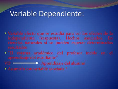 Ppt DefiniciÓn Operacional De Variables Powerpoint Presentation Free