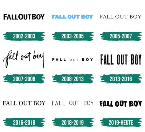 Fall Out Boy Logo Logo Zeichen Emblem Symbol Geschichte Und Bedeutung