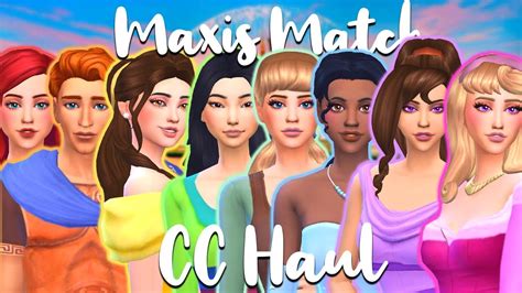 The Ultimate Disney Maxis Match Cc Haul The Sims 4 Youtube