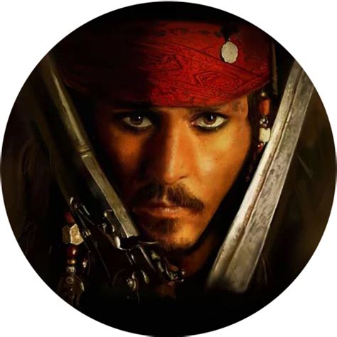 Captain Jack Sparrow Stickers - Live WA Stickers