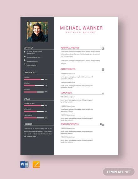 The good news is that highlighting let the employers know about your command of technical skills, such as project management, social media, information technology, technical. Free Technical Fresher Resume Template in 2020 | Free ...