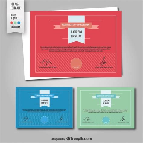 Plantilla De Diploma Vector Descargar Vectores Gratis