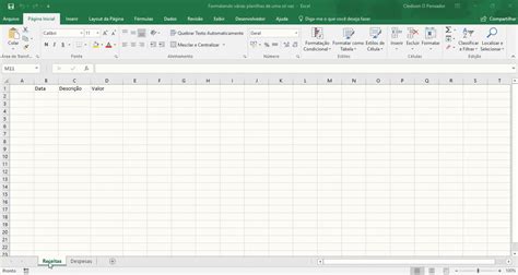 Formatando Várias Planilhas De Uma Só Vez Ninja Do Excel