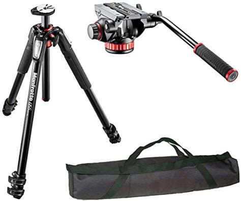 Manfrotto Mt055xpro3 3 Section Aluminium Tripod With Mvh502ah