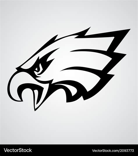 Eagle Head Royalty Free Vector Image Vectorstock