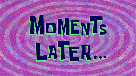 Moments Later Spongebob Time Card 146 Youtube