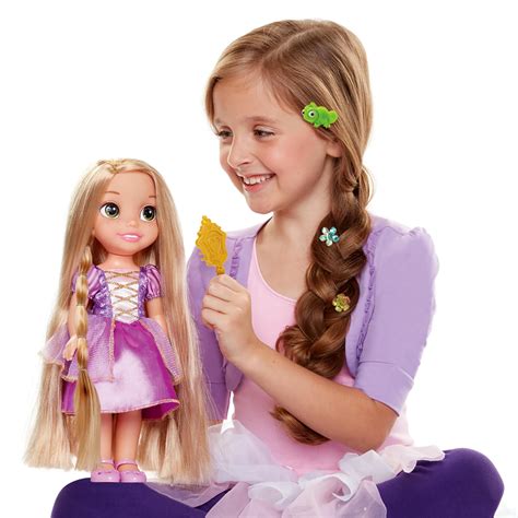 Disney 46816 Tangled Glow And Style Rapunzel Toddler Doll Dolls Amazon