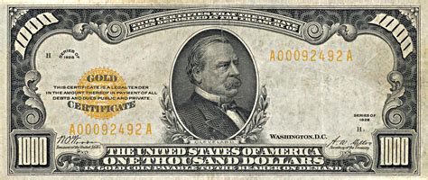 Eisenhower Dollar Set Photo Of 1000 Dollar Bill