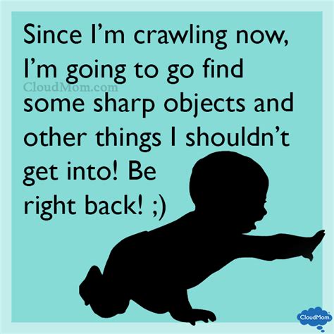 Funny Baby Crawling Quotes Vantrowmonroela