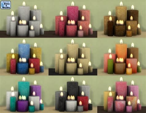 8 Candles By Aom At Sims 4 Studio Sims 4 Updates