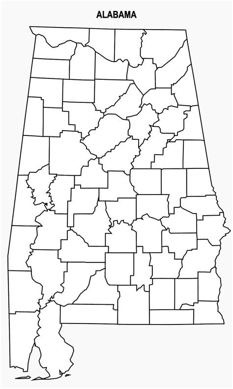 Alabama County Map Editable And Printable State County Maps