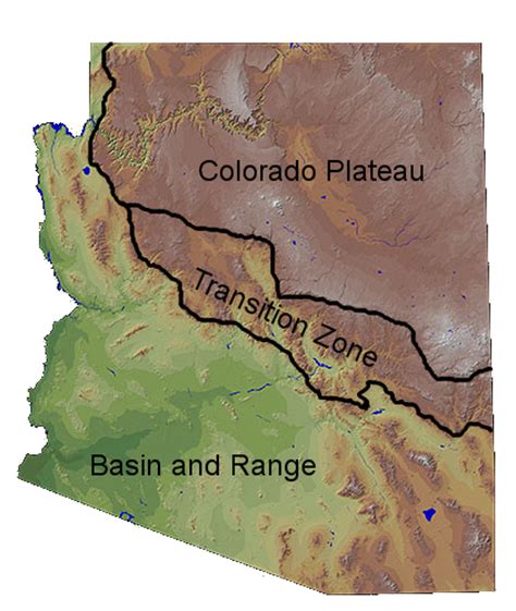 Physiographic Regions Arizona Edventures