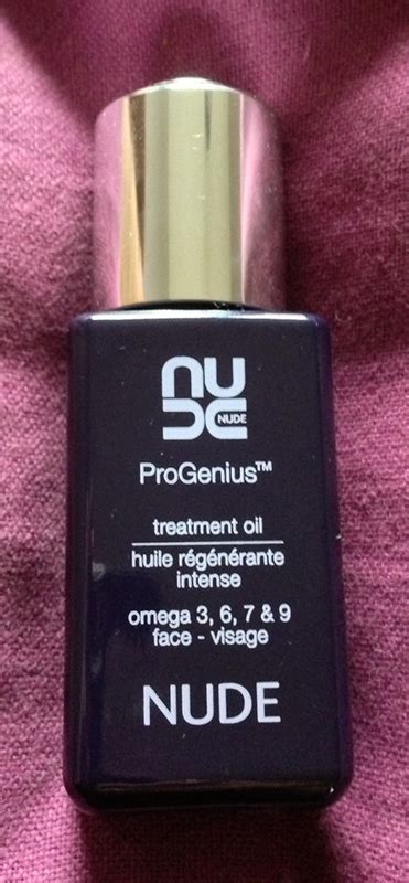 Review NUDE ProGenius Treatment Oil 30SomethingMel