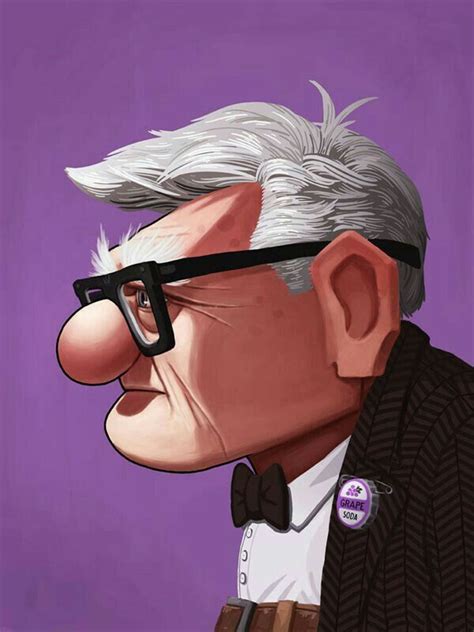 Carl Fredricksen💜 Disney Fan Art Film Disney Disney Up Disney Magic