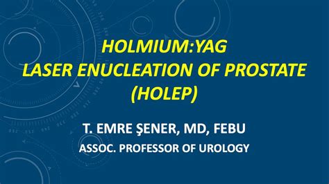 En Bloc Holmium YAG Laser Enucleation Of Prostate With Early Apical Release Using A Low Power