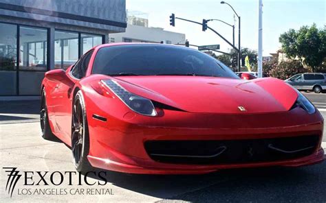 The only place for smart car buyers. Los Angeles Luxury Exotic Car Rental Ferrari 458 Italia Coupe - 777 Exotic Car Rental Los Angeles