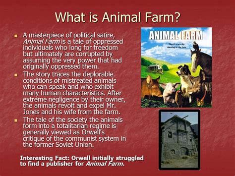 Animal Farm Presentation English Literature