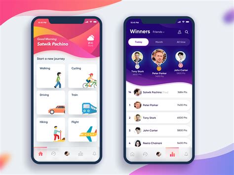 Materia's an mobile ui kit built on top of material design that's suitable for android app developers and app designers. Social app satwik pachino | Iphone app design, Android app ...