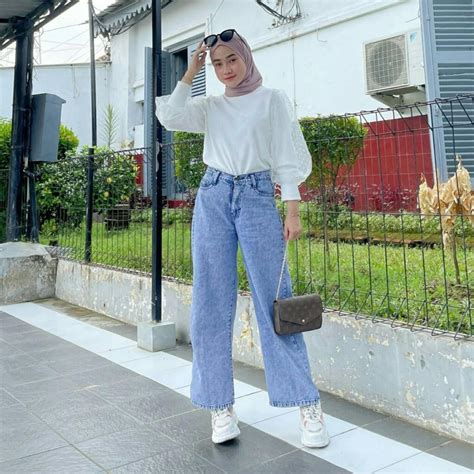 Celana Kulot Jeans Wanita Homecare