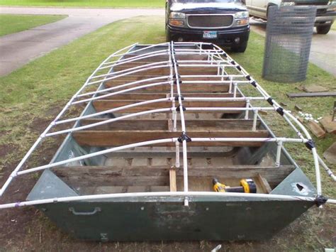 Follow Up To Post About Converting Jonboat To Duck Blind Pictures
