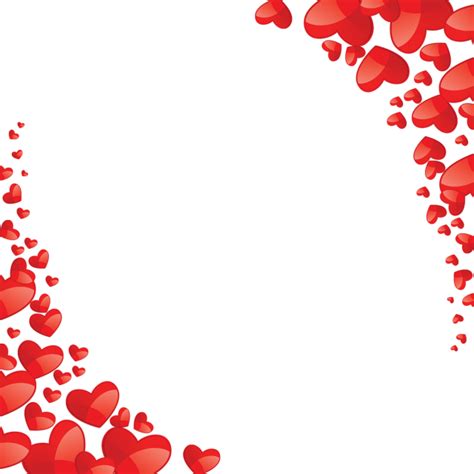Beautiful Heart Vector Heart Red Frame Png Transparent Clipart Image