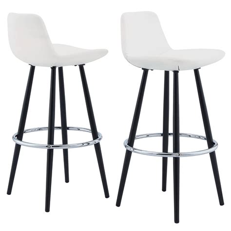 Set Of 2 Mainstays Upholstered Bucket Seat Bar Stools Only 26