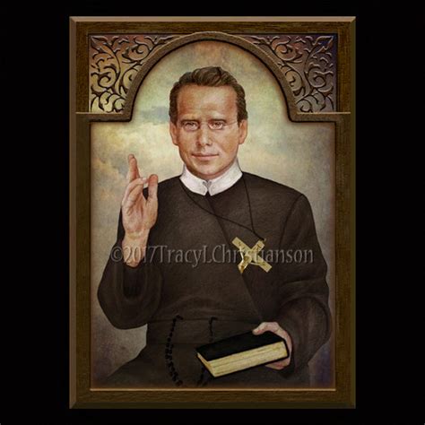 Bl Fr Francis Xavier Seelos Plaque And Holy Card T Set Portraits