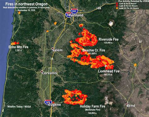 Wildfires Have Burned Over 800 Square Miles In Oregon