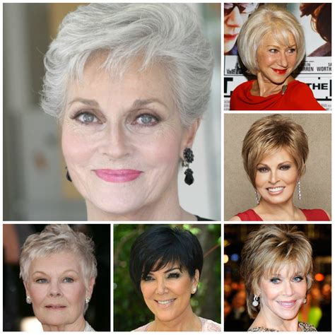 Short Haircuts For Older Female Wavy Haircut