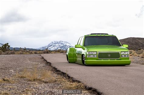 Hottest And Baddest Dropped Candy Green Gmc Sierra — Gallery